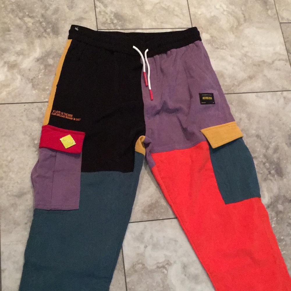 Aelfric eden multi color corduroy skater Street gear pants NWOT - Picture 6 of 12